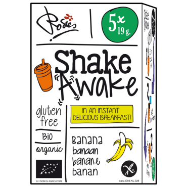 Little Rosie's Shake Awake Breakfast Oat Shake Banana 5 x 19g